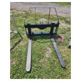Steel Pallet Fork Attachment for Heavy Equipment