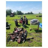 Farmall Tractor with Engine Parts