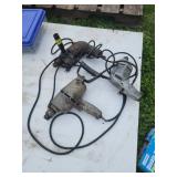 Three Electric Drills
