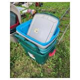 5xBID Plastic Storage Bins