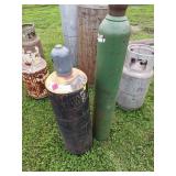 2X BID Acetylene and Oxygen Tanks