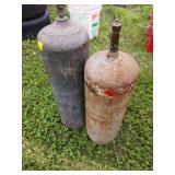 2X BID Two Compressed Gas Cylinders