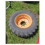 Skid Steer Tire and Rim