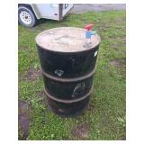 55-Gallon Drum With Kerosene Label