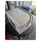 Plastic Storage Bin with Handles