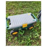 Rolling Garden Tool Storage Box