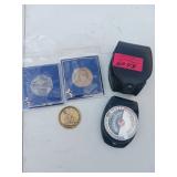 Walt Disney Park Medallions and DeJur Light Meter