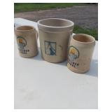 Berliner Kindl Beer Steins and Stoneware Crock