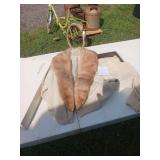 Marshall Field Cashmere Cardigan Fur Collar