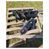 mini excavator Hyd Auger Drive and 2 Bit