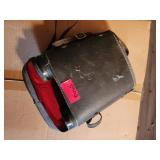 Binoculars With Black Leather Case And Strap