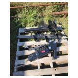 mini excavator Hyd Auger Drive With Two Auger Bits