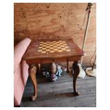Wooden Game Table With Chess & Backgammon