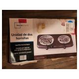 Mainstays Double Burner Electric Hot Plate