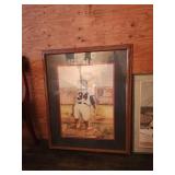 Nolan Ryan Texas Rangers Framed Art Print