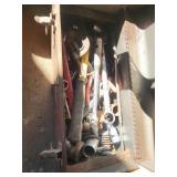 Steel Toolbox With Assorted Hand Tools