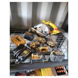 DeWalt Tool Lot: Drill, Impact, Saw, Chargers