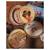 Vintage Beer Advertising Trays Lot