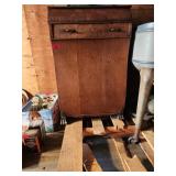 New Royal Sewing Machine in Wood Cabinet