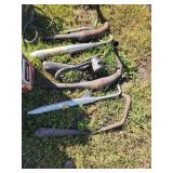 Vintage Motorcycle Exhaust Pipes