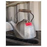 Metal Teapot With Wooden Handle