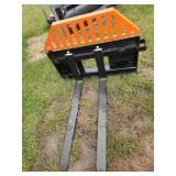 Wolverine 48" Skid Steer Pallet Fork Attachment