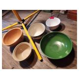 Mixing Bowls, Ceramic and Stoneware, 5pc