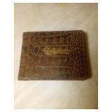 Faux Alligator Autograph Book, 1926 Entries