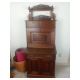 19th-century Vict. Eastlake-style secretary
