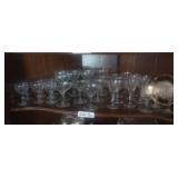 Etched Glass Stemware Assortment