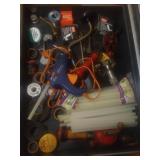 Hot Glue Gun, Sticks, Tools and Fittings Lot