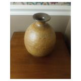 Stoneware Vase Signed R Maxci
