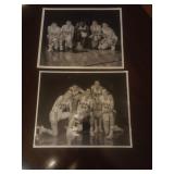 Purdue Basketball Team B&W Photos 1950