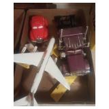 Toy Vehicles and Airplane Models