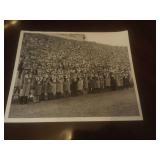 1957 B&W Photo Purdue University Football team