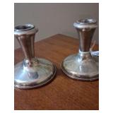 Frank M. Whiting Sterling Candlestick Pair