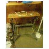 Folding Metal and Wood Workbench