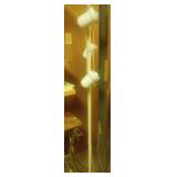 White Three-Light Floor Lamp