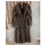Weiss Full-Length Brown Fur Coat