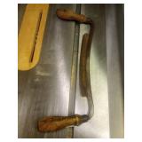 Wood Handle Drawknife with Curved Blade