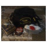 Fishing Reel, Bag, Line, Gloves, Accessories