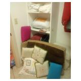 Throw Pillows, Brown Cushion, Linenspa Pillow