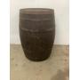 Large Wood Barrel,34" Tall and 24" Wide
