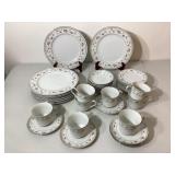 Abingdon Porcelain China Service For Eight