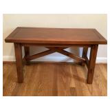 Vintage Pine Bench Table
