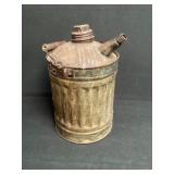 Vintage Galvanized Metal Oil Can