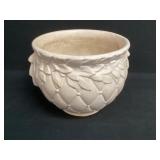 McCoy Diamond Quilted White Planter