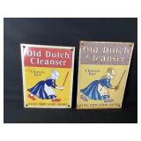 Old Dutch Cleanser Metal & Porcelain Signs
