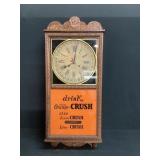 Vintage Orange Crush Waterbury Store Clock