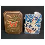 Wiedemann & Colt 45 Beer Signs